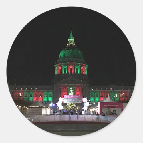 San Francisco City Hall 4 Stickers