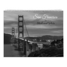 San Francisco City in Black and White
