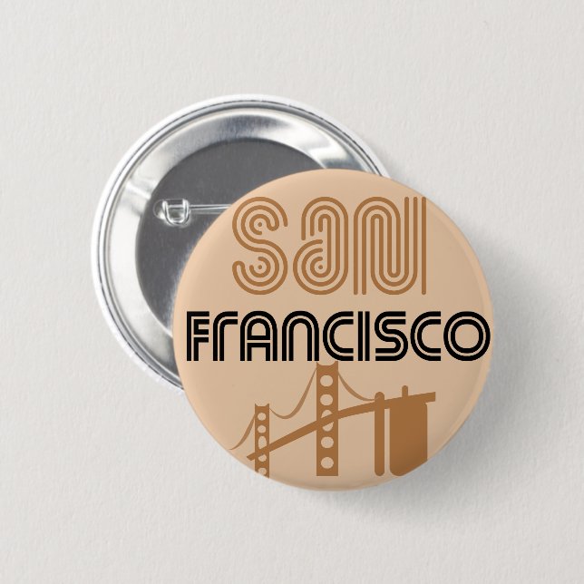 San Francisco City Sign Button (Front & Back)