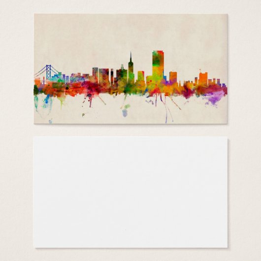 San Francisco City Skyline (Front & Back)