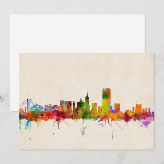 San Francisco City Skyline (Front/Back)