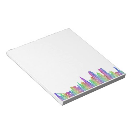 San Francisco city skyline Notepad