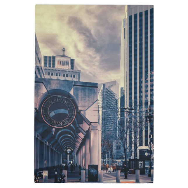 San Francisco Cityscape  Metal Print (Front)
