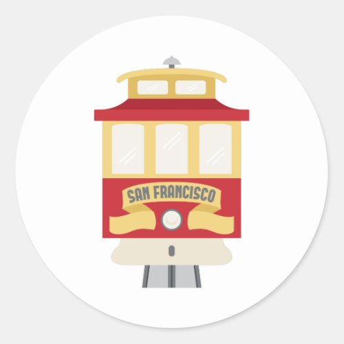 San Francisco Classic Round Sticker