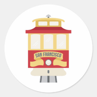 San Francisco Classic Round Sticker