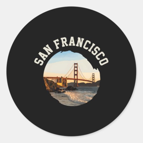 San Francisco Classic Round Sticker