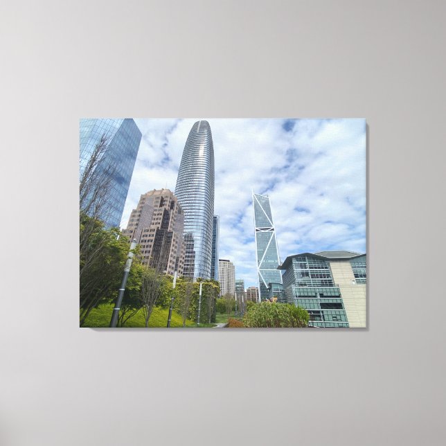 San Francisco Cloud Architecture Canvas Print (Front)