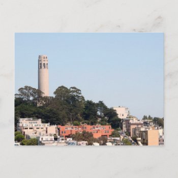 San Francisco Coit Tower Postcard by hlehnerer at Zazzle