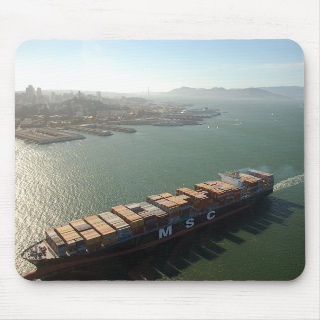 San Francisco Container Ship Mouse Pad (Front)