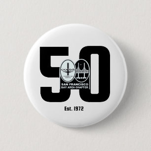 San Francisco Corvair Club 50th Anniversary Button