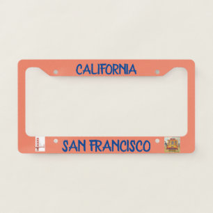 San Francisco Custom License Plate Frame