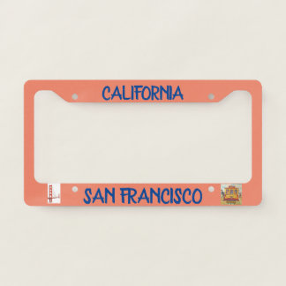 San Francisco Custom License Plate Frame
