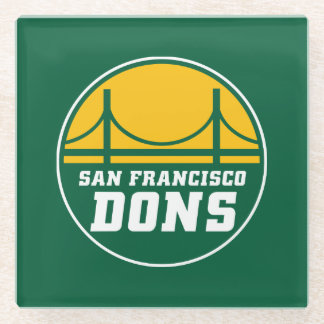 San Francisco Dons Glass Coaster