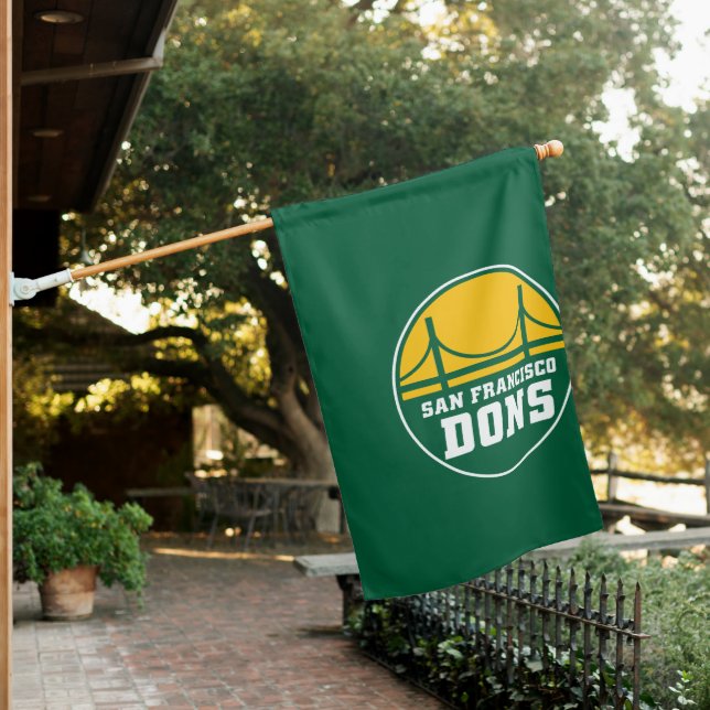 San Francisco Dons House Flag (In SItu)