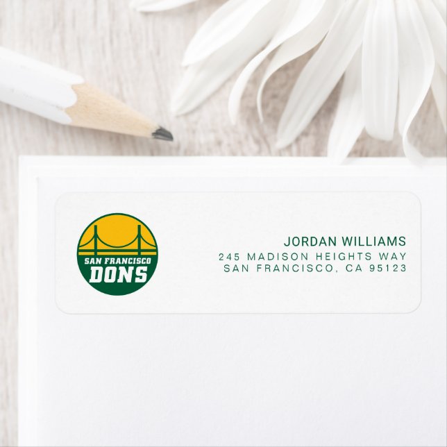 San Francisco Dons Label (Insitu)
