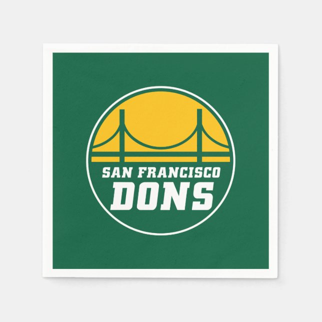 San Francisco Dons Napkins (Front)