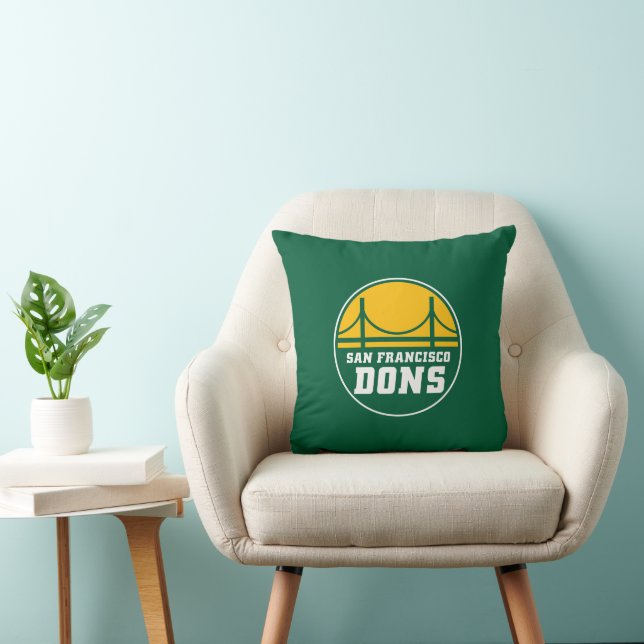 San Francisco Dons Throw Pillow (Chair)