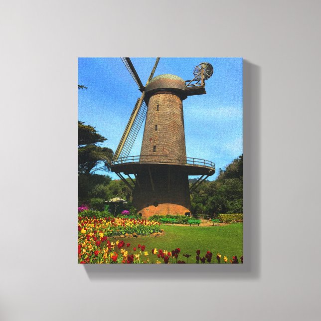San Francisco Dutch Windmill #4 Canvas Print (Front)