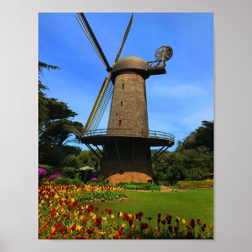 San Francisco Dutch Windmill 4 Poster