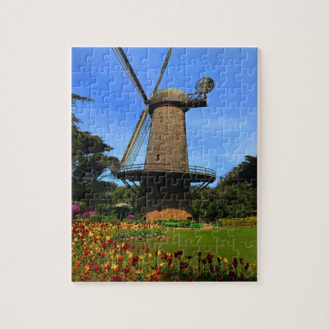San Francisco Dutch Windmill #4 Puzzle (Vertical)