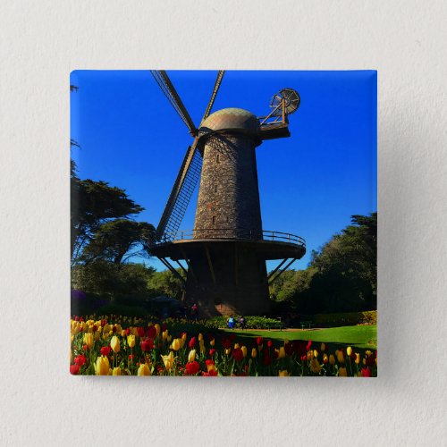 San Francisco Dutch Windmill 5 Button