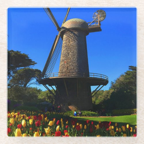 San Francisco Dutch Windmill 5 Glass Coaster