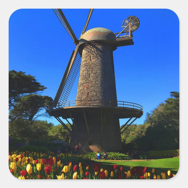 San Francisco Dutch Windmill #5 Sticker (Front)