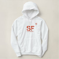 SAN FRANCISCO ELEGANT AG SWEAT EMBROIDERED HOODIE