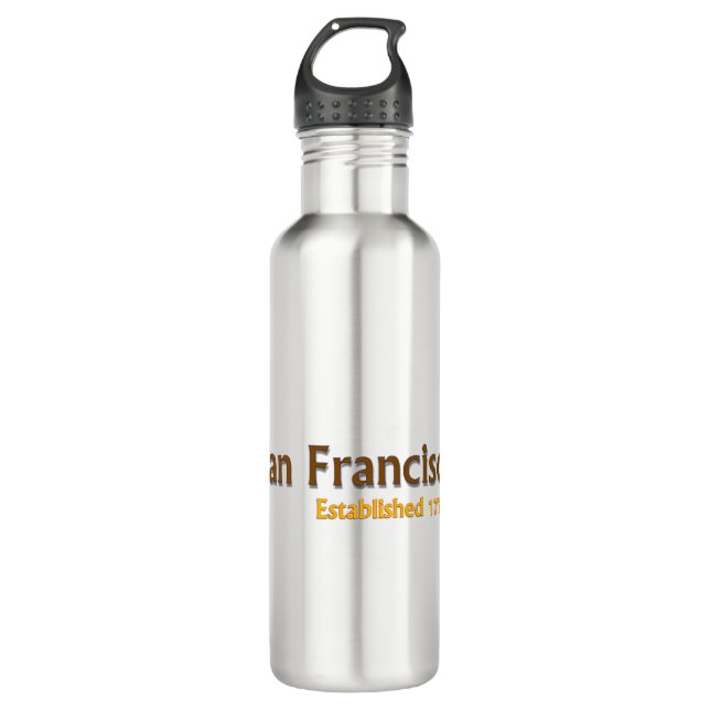 San Francisco Established Water Bottle (24 oz) (Front)