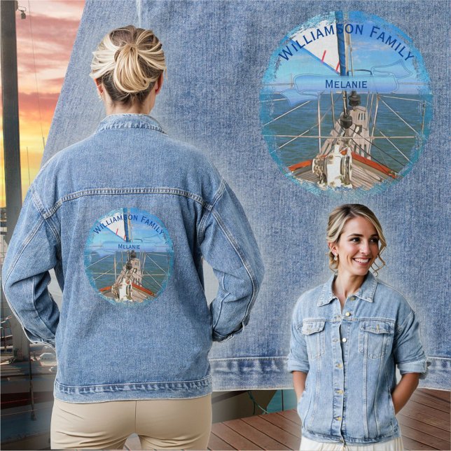 San Francisco Family Sailing 0869 Denim Jacket (Creator Uploaded)