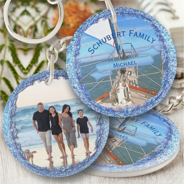 San Francisco Family Sailing 0869 Keychain (Creator Uploaded)