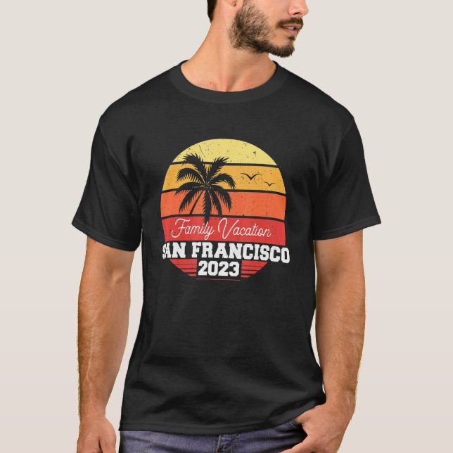 San Francisco Family Vacation 2023 Matching Holida T-Shirt (Front)