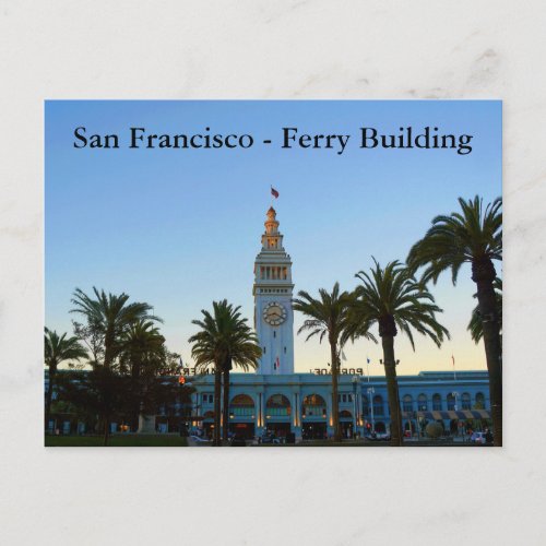 San Francisco Ferry Building 11_2 Postcard