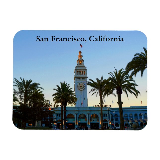 San Francisco Ferry Building #11 Magnet (Horizontal)