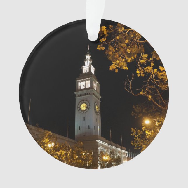 San Francisco Ferry Building #13 Ornament (Front)