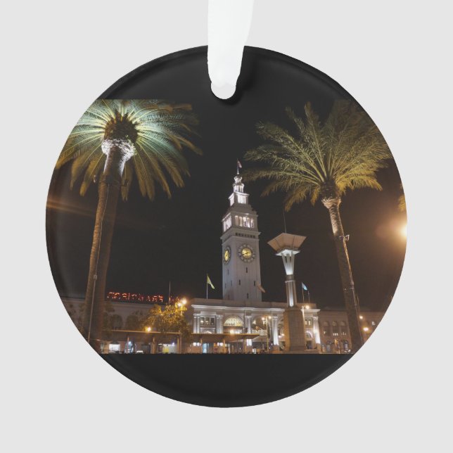 San Francisco Ferry Building #15 Ornament (Front)