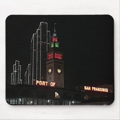 San Francisco Ferry Building 20 Mouse Pad