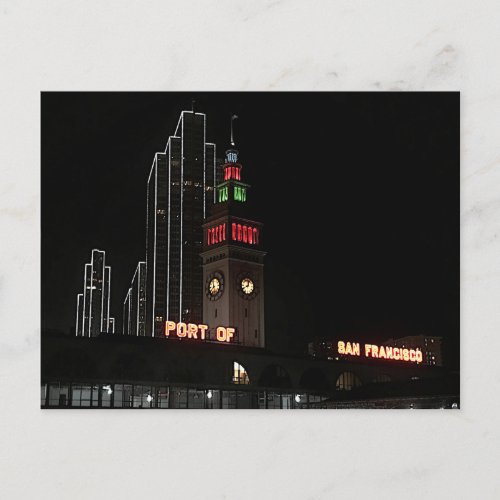 San Francisco Ferry Building 20 Postcard
