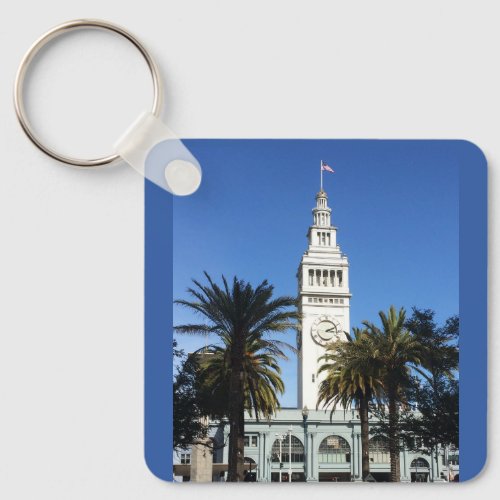 San Francisco Ferry building 3 Keychain