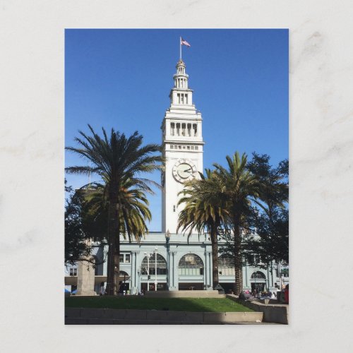 San Francisco Ferry building 3 Postcard