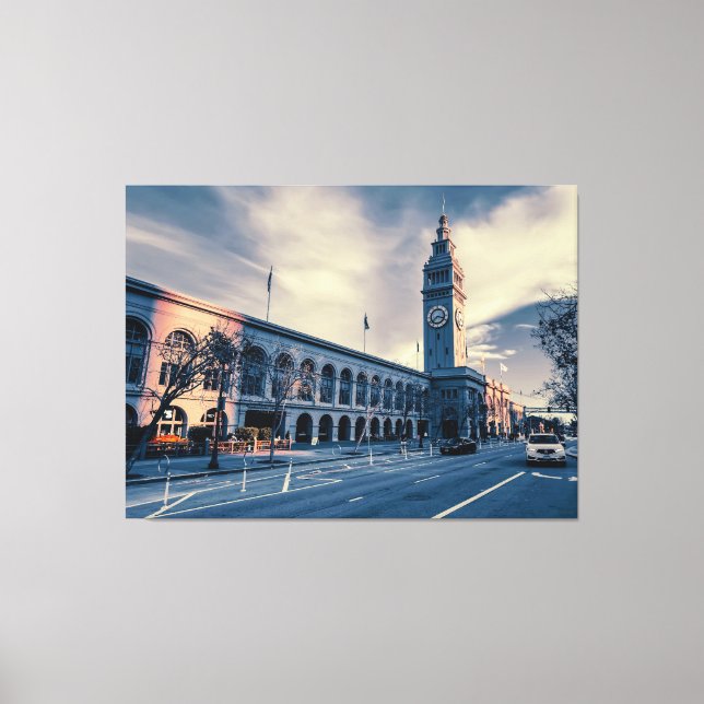 San Francisco Ferry Building Canvas Print (Front)