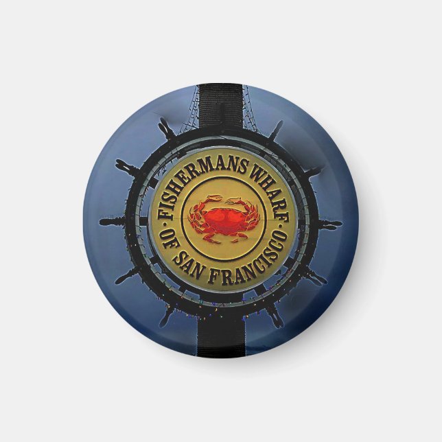 San Francisco Fishermans Wharf #2 Magnet (Front)
