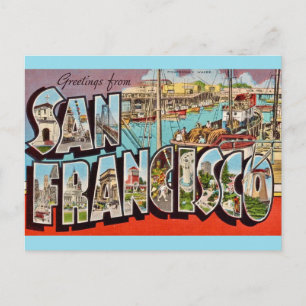 San Francisco Fisherman's Wharf Postcard