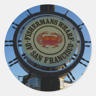 San Francisco Fishermans Wharf Stickers