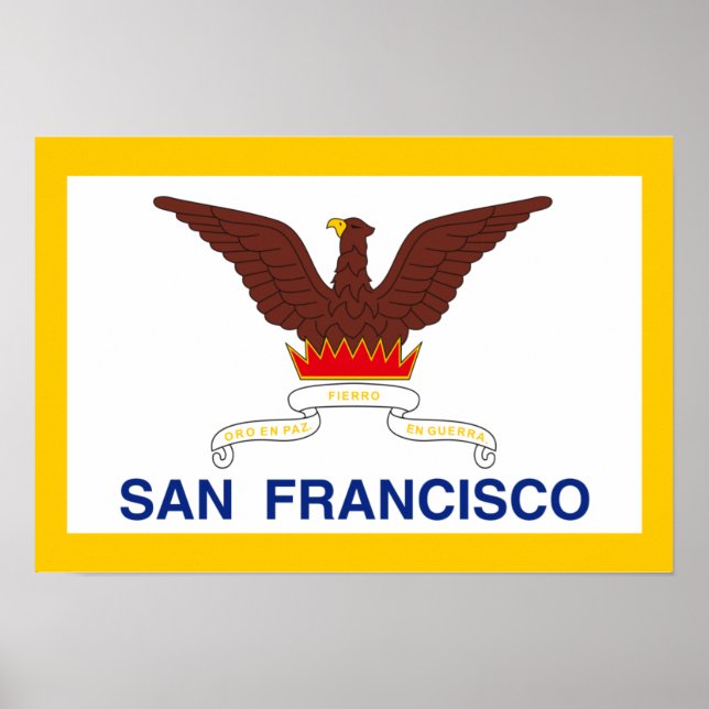 San Francisco Flag Poster (Front)