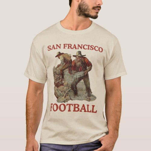 San Francisco Football Retro Truck Stop Souvenir  T_Shirt