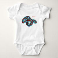 San Francisco garter snake cartoon illustration