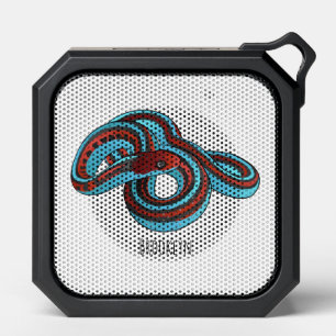 San Francisco garter snake cartoon illustration Bluetooth Speaker