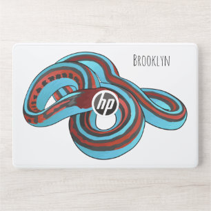 San Francisco garter snake cartoon illustration  HP Laptop Skin