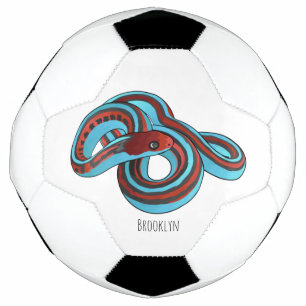 San Francisco garter snake cartoon illustration  Soccer Ball